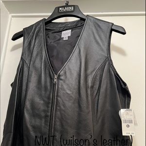 NWT Wilson’s leather vest